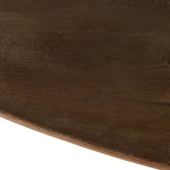 QUVIO Eettafel Sofia– Ovaal – 160x90 Cm – Kruispoot – Bruin