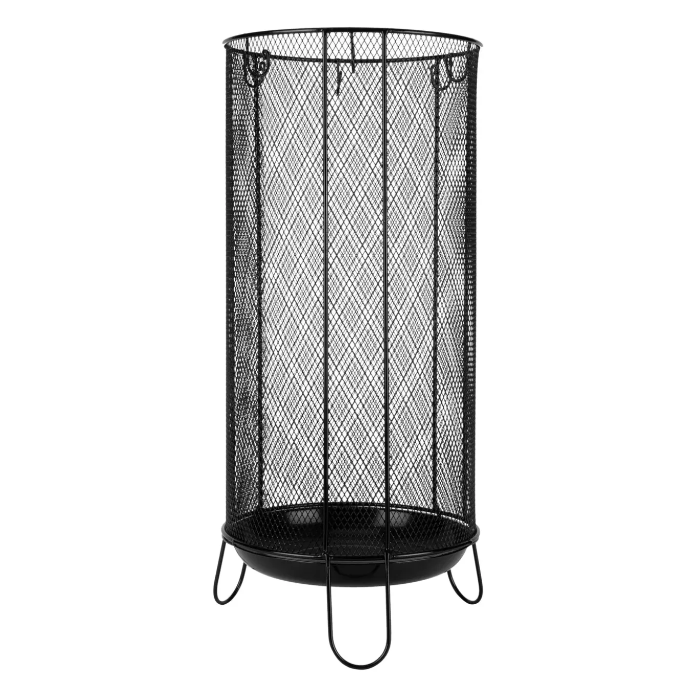 Quvio Paraplubak Mesh - Metaal - Zwart
