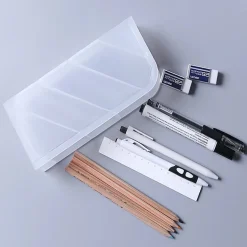 Quvio Pennenbakje Plastic - Transparant