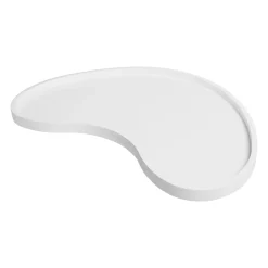 Quvio Tray - Organisch - Hout - 45x24 Cm - Wit