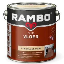 Rambo vloerolie transparant mat kleurloos 2,5L