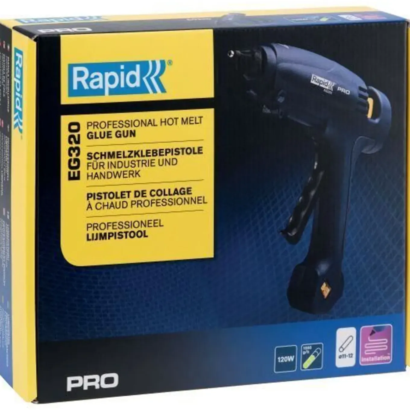 Rapid Eg320 Professioneel Lijmpistool Blauw Elektrisch 11mm 5min