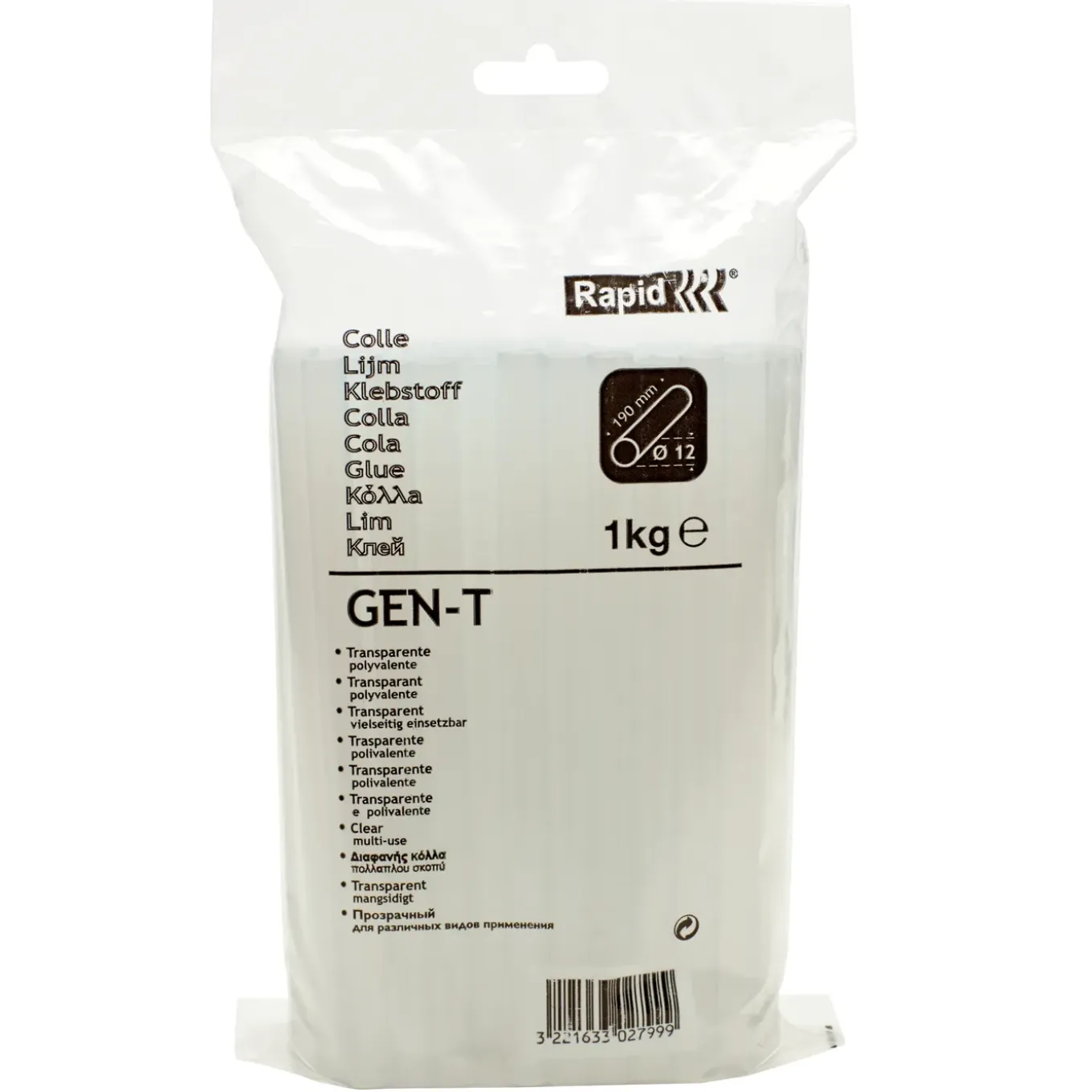 Rapid GEN-T Lijm Universeel - Transparant - 1kg