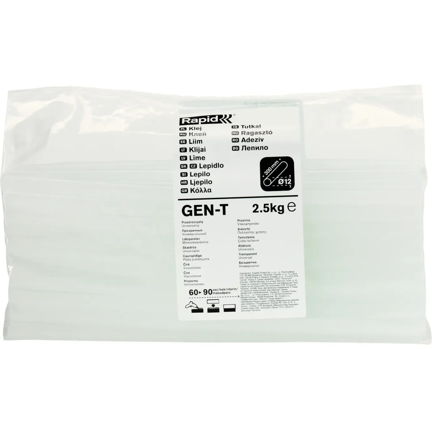 Rapid Gen-T Lijm Universeel - Transparant - 2,5kg