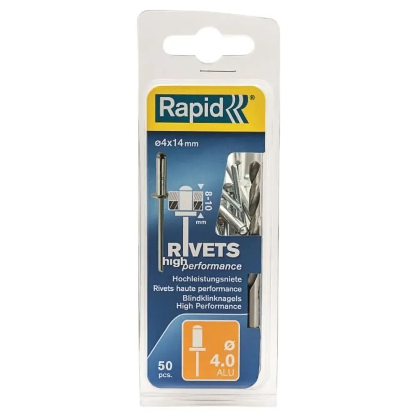 Rapid Hoogwaardige Klinknagels 4,8x14 Mm Aluminium