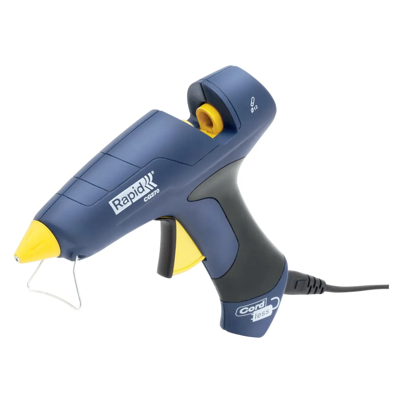Rapid Lijmpistool CG270 - 12mm - Snoer - Incl. 10 patronen
