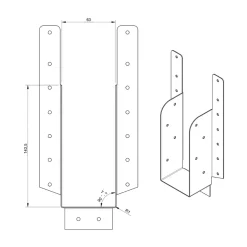Fixmasters Raveeldrager Met Strip - 225/63 X 143 Mm (63 X 160)