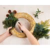 Rayher Decoratie Krans Van Stro - 40 X 6,5 Cm - Diy Kransen Maken