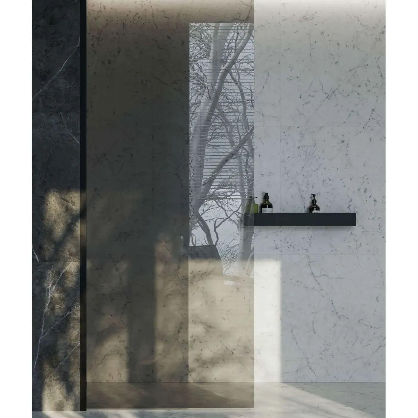 Rea Badkamerplank Sf02-600-b Zwart 60x10x5cm