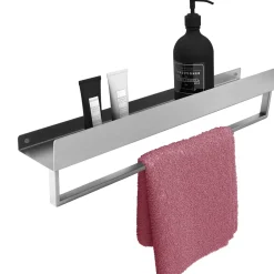 Rea Badkamerplank Sf01-450 45cm Geborsteld Staal 45x9x11cm