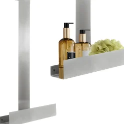 Rea Badkamerplank Tori Geborsteld Nikkel 13x40x75,5cm