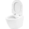 Rea Hangende Toilet Carter Wit + Bidet Carter Mini 49,5x36,5x32,5cm