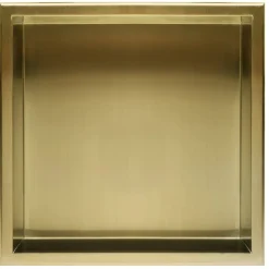 Rea Nische Badkamerplank 7 30x30x10 Geborsteld Goud 10x30x30cm