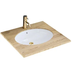 Rea Onderbouw Wastafel Nel Oval Wit 47,5x39x20cm