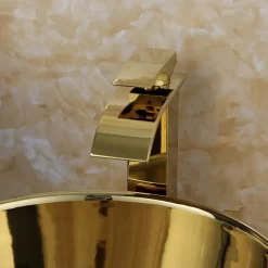 Rea Opzetwastafel Sofia Oval Goud 41x34,5x15cm