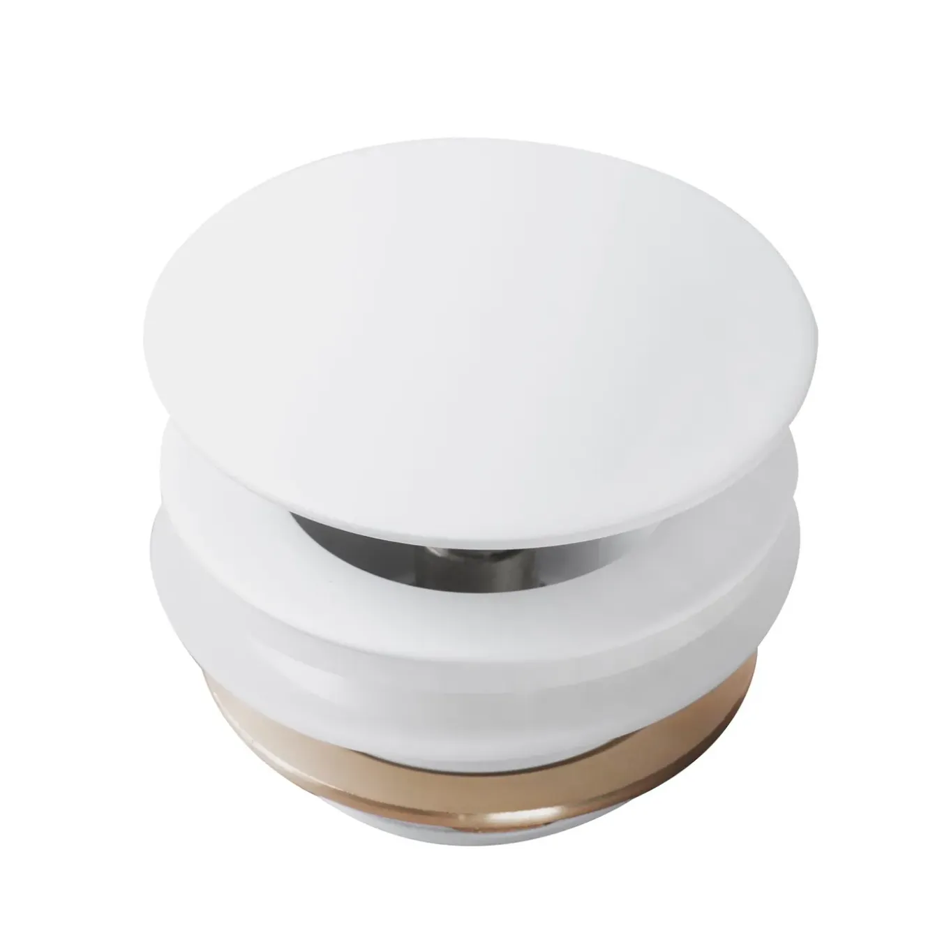 Rea Universele Klik-klak Badkurkstop Wit 7x7x6cm