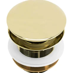 Rea Universele Klik-klak Badkurkstop Goud 7x7x6cm