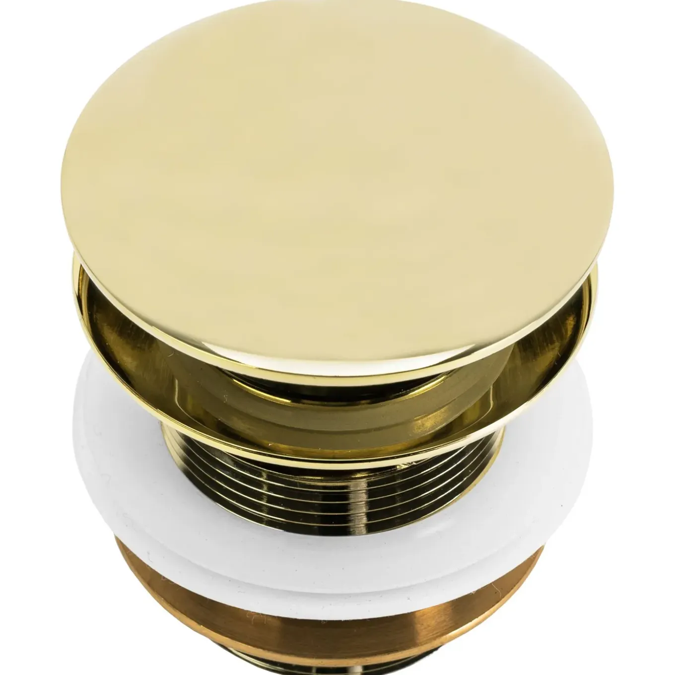 Rea Universele Klik-klak Badkurkstop Goud 7x7x6cm