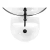 Rea Vrijstaande Wastafe Rita Round Wit 48x42x83,5cm