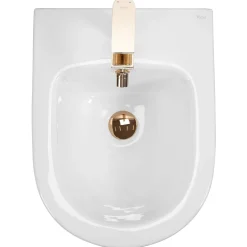 Rea Wandgemonteerd Bidet Carlo Mini Goud 49,5x37x32,5cm
