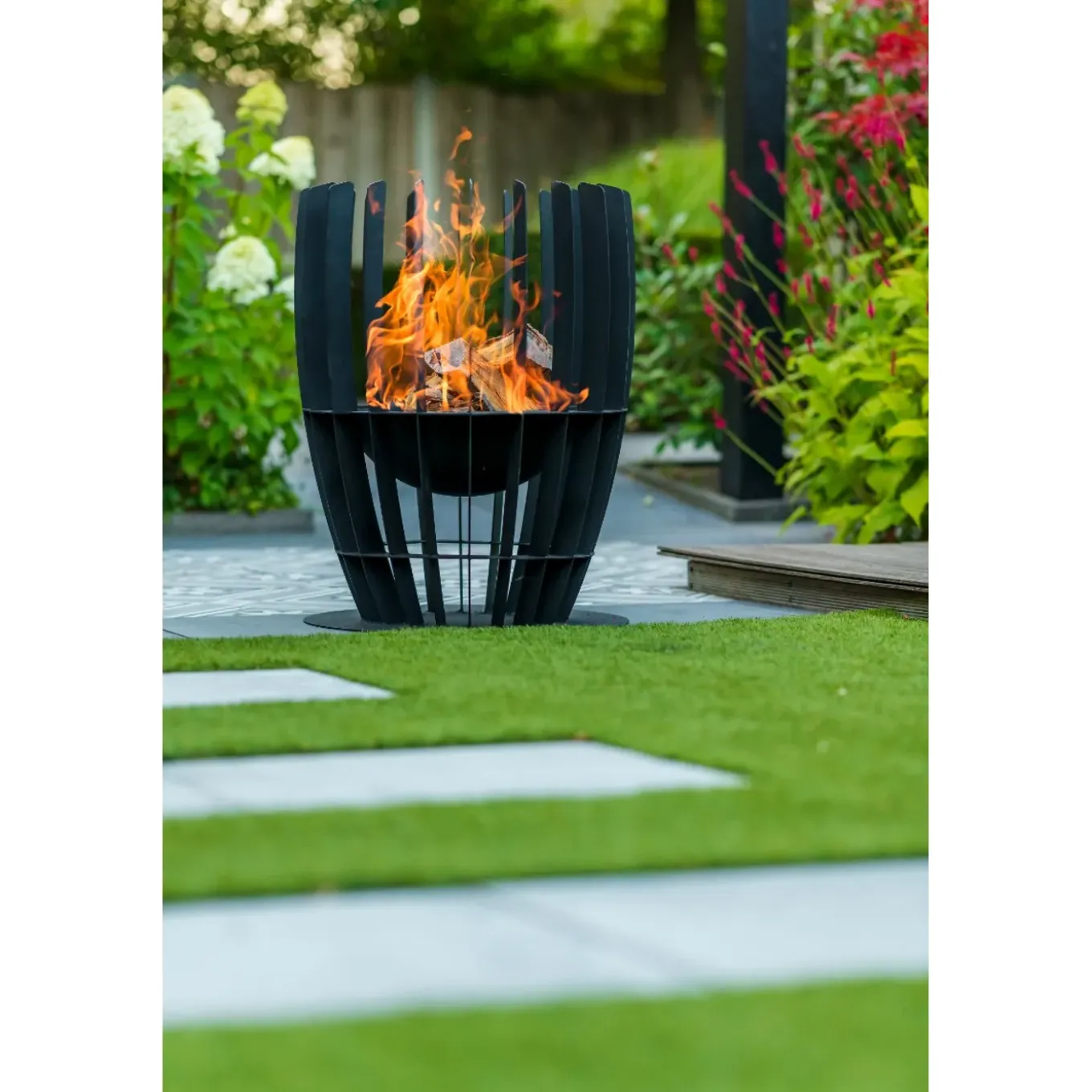 Redfire - Baylor - Zwart - Staal - Vuurkorf - Fire Pit - Stevig Staal - Industrieel -