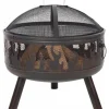 RedFire - Blazer - Zwart - Staal - Vuurschaal - Fireplace - Stevig Staal - Diameter 60,5cm -