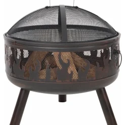 RedFire - Blazer - Zwart - Staal - Vuurschaal - Fireplace - Stevig Staal - Diameter 60,5cm -