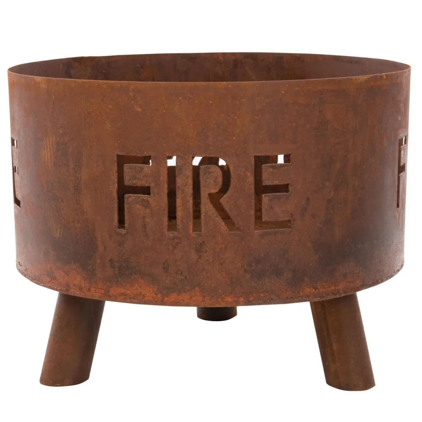 RedFire - Fulla - Handmade- Bruin - Staal - Vuurschaal - Vuurkorf - 50 Cm - Cortenlook -
