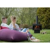 Redfire - Jersey Xl- Zwart - Staal - Vuurkorf - Tuinhaard - Stevig Staal - Inclusief Houtrooster-