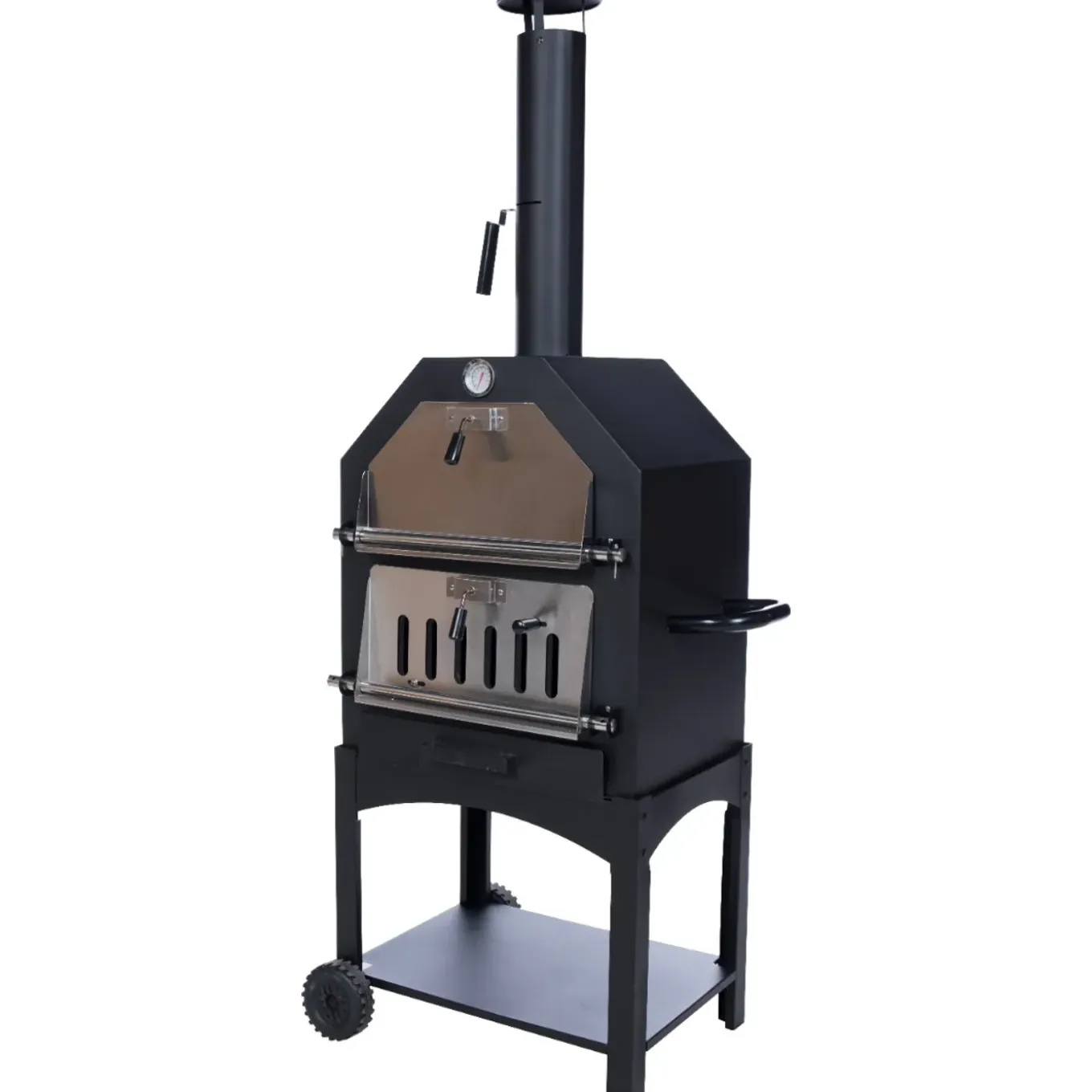 Redfire - Lorenzo Outdoor Oven - Zwart - Staal - Stevig Staal - Industrieel - Terrasverwarming -