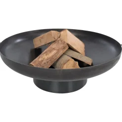 Redfire - Oulu - Zwart - Staal - Vuurschaal - Fire Pit - Stevig Staal - Diameter 80cm - Industrieel