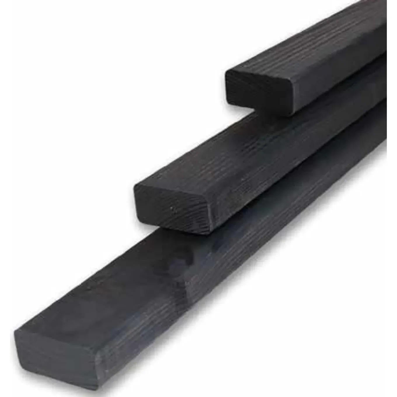 Regel zwart 2,8x5,8x250cm