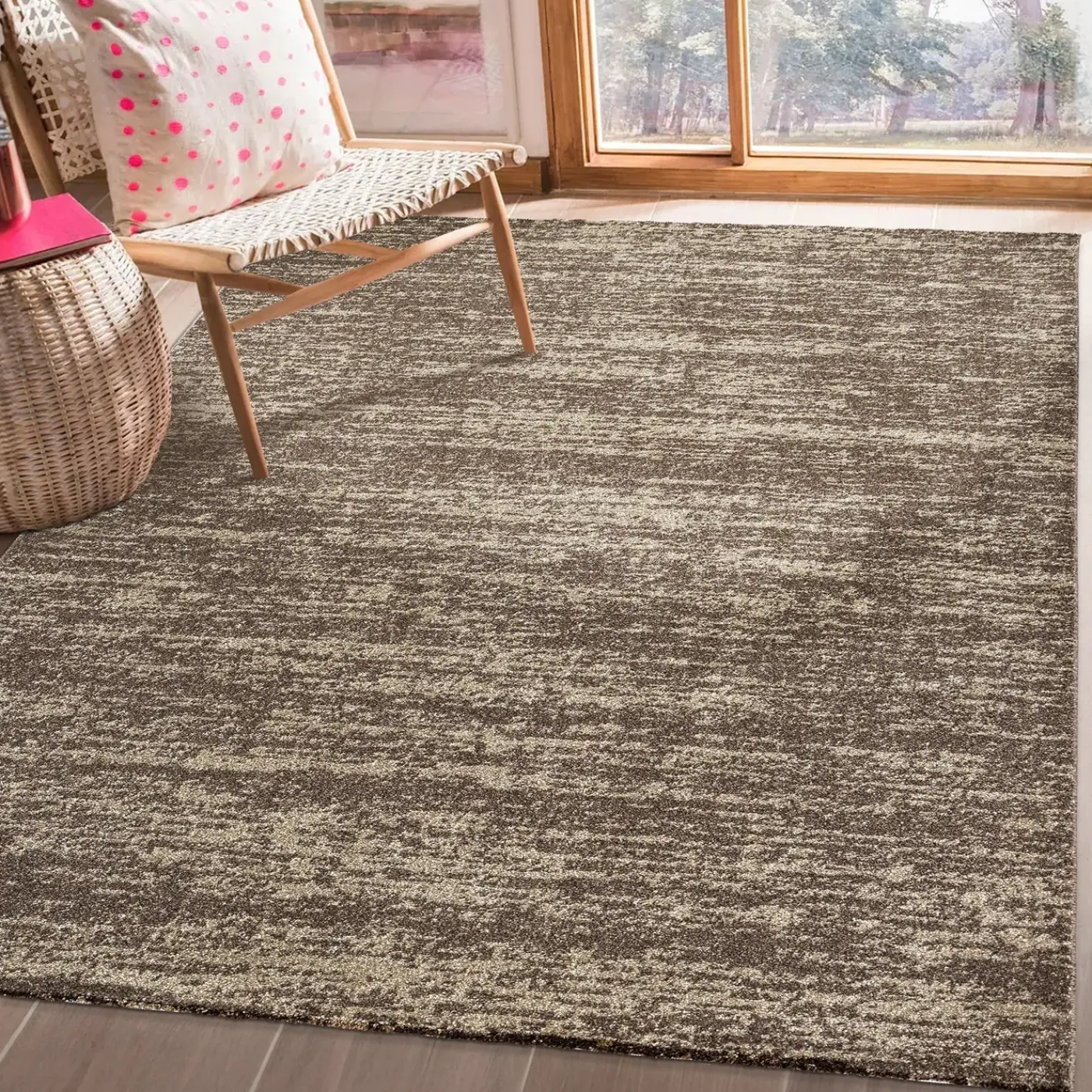 Muratap Relax Oslo Vloerkleed Laagpolig Bruin Beige - 200x290 Cm