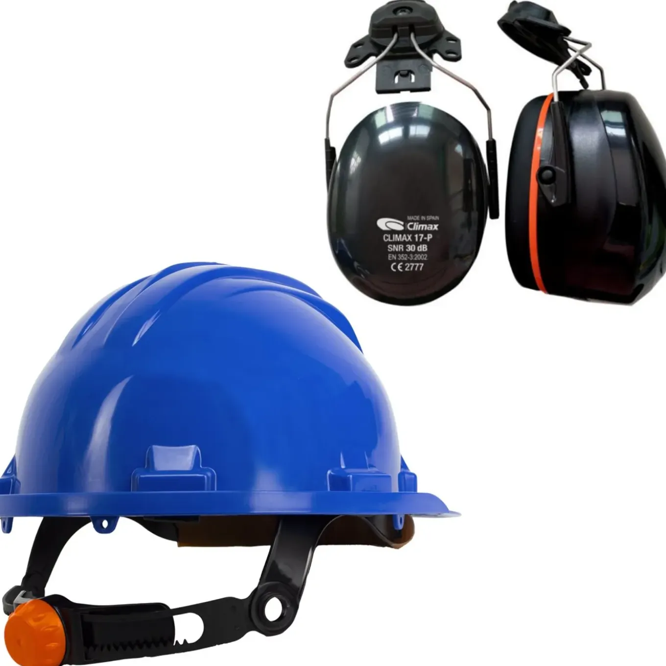 Rg5 Veiligheidshelm | Blauw | Incl. Oorkappen
