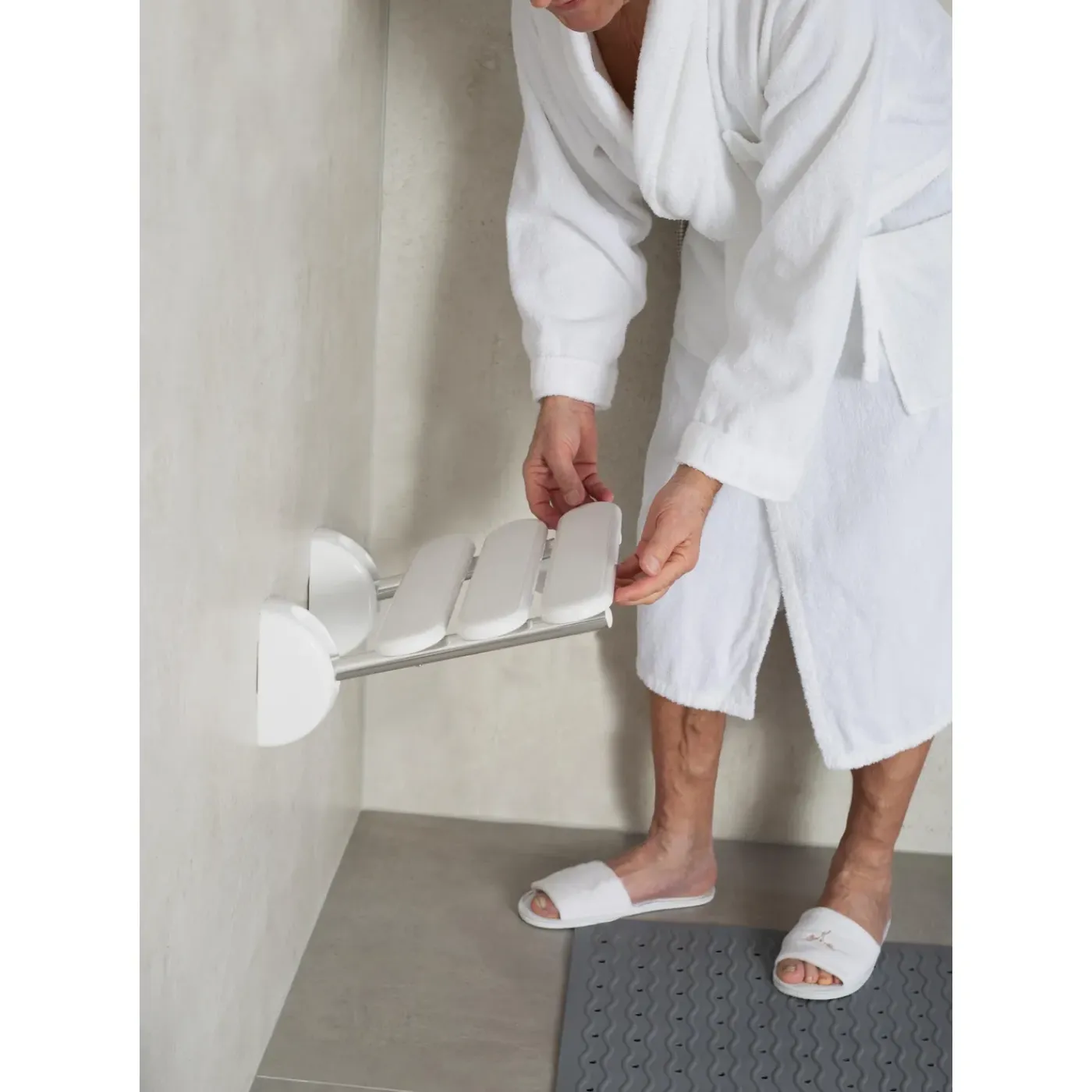 Overig Ridder douchezit 36x25,4cm inklapbaar Pro wit