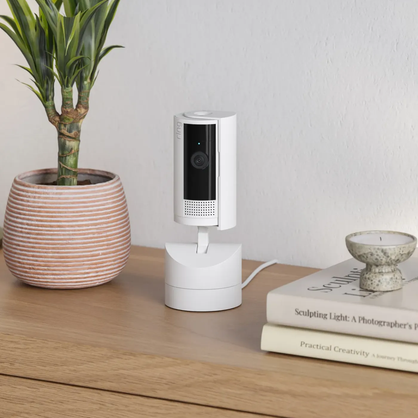 Ring binnencamera Pan-Tilt Indoor Cam wit