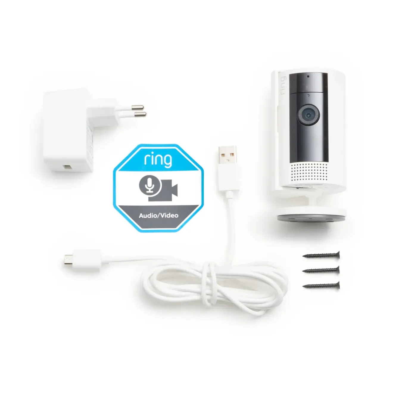 Ring Indoor Cam 2nd Gen Beveiligingscamera voor Binnen - Bedraad - 1080p