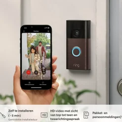 Ring Video Deurbel - op batterij - Venetian Bronze