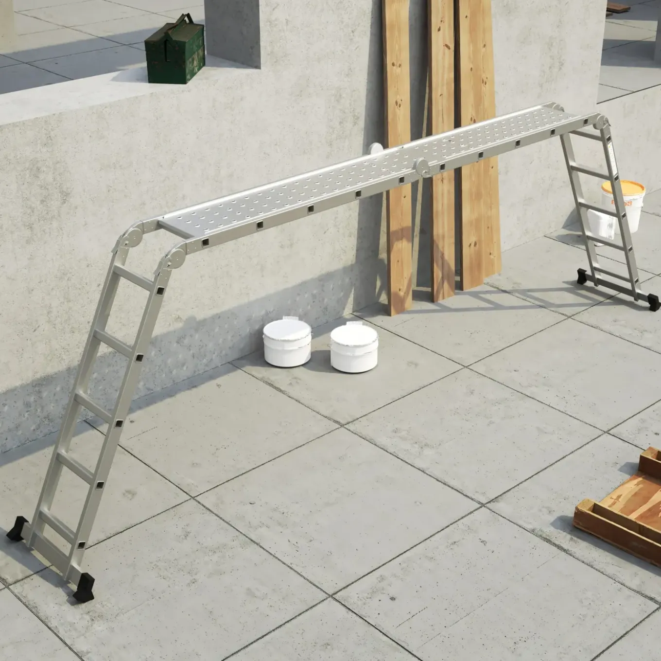 Rmbo - Platform Vouwladder - 4x5