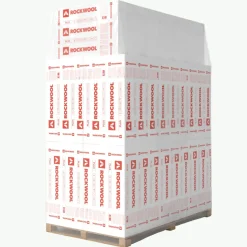 Rockwool Steenwol Plus Isolatieplaten | 75mm | 1000x610mm | Vlakke Kanten