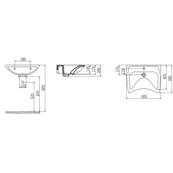Creavit Rolstoelwastafel – Wit