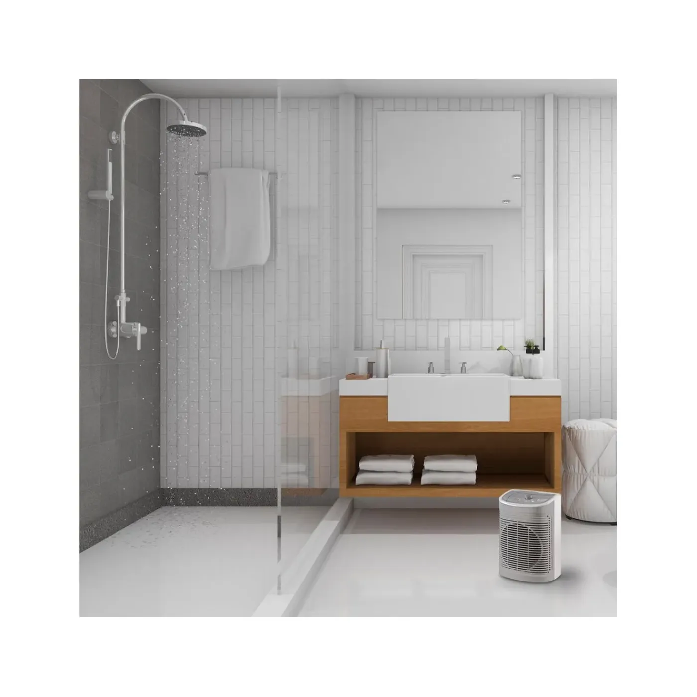 ROWENTA Instant Comfort Aqua Boost So6520f2 -badkamerventilatorkachel