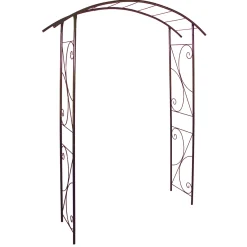 ROZENBOOG Pont - ronde buis 20 mm roestkleur 148x40x207cm