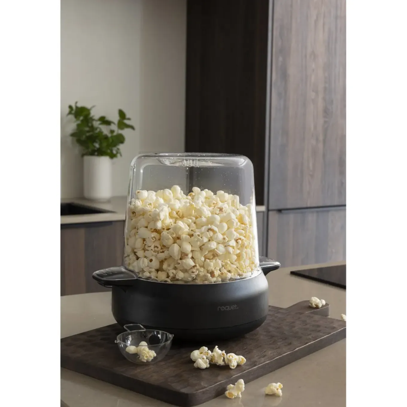 Røquet Popcornmaker Tafelmodel Zonder Olie - Zwart