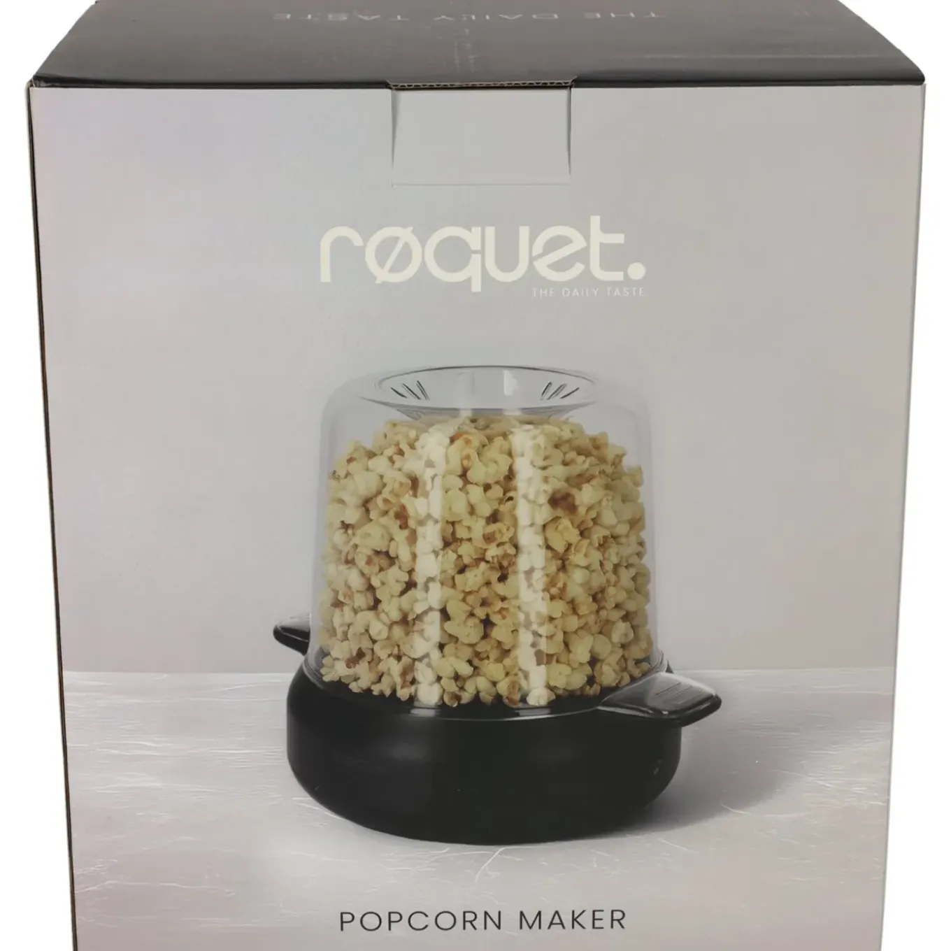 Røquet Popcornmaker Tafelmodel Zonder Olie - Zwart