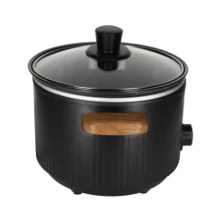 Mijoteuse Røquet Slowcooker Roots 3 Liter Zwart Met Glazen Deksel