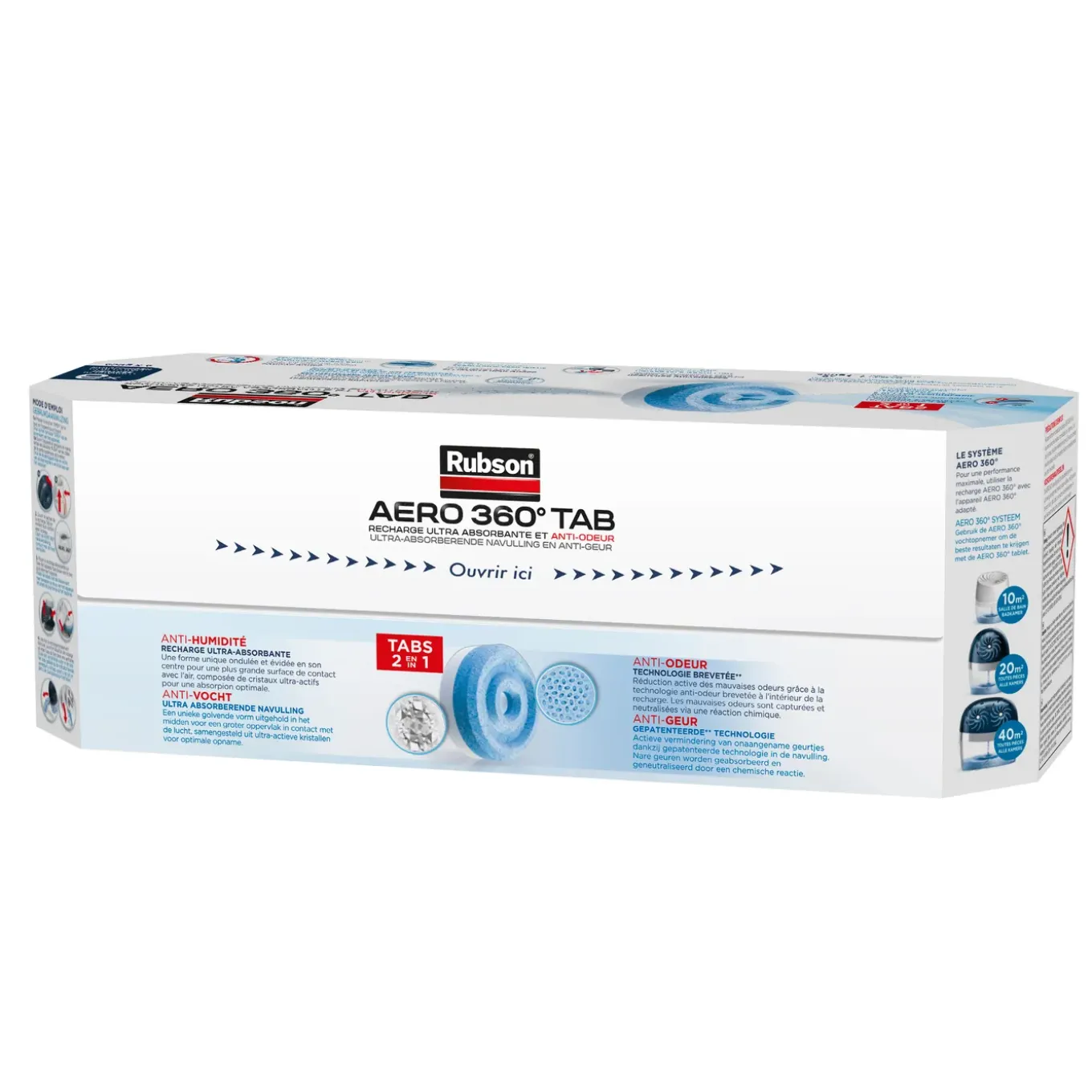 Rubson navullingen vochtopnemer AERO 360 Neutraal 6stuks