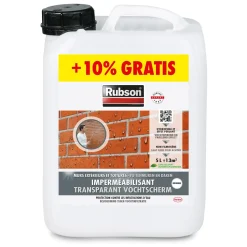 Rubson Transparant vochtscherm Invisible 5L+ 500ml gratis