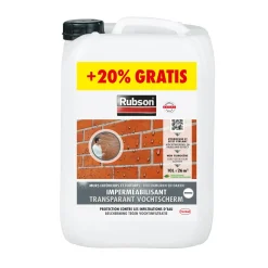 Rubson transparant vochtscherm 10L + 2L gratis