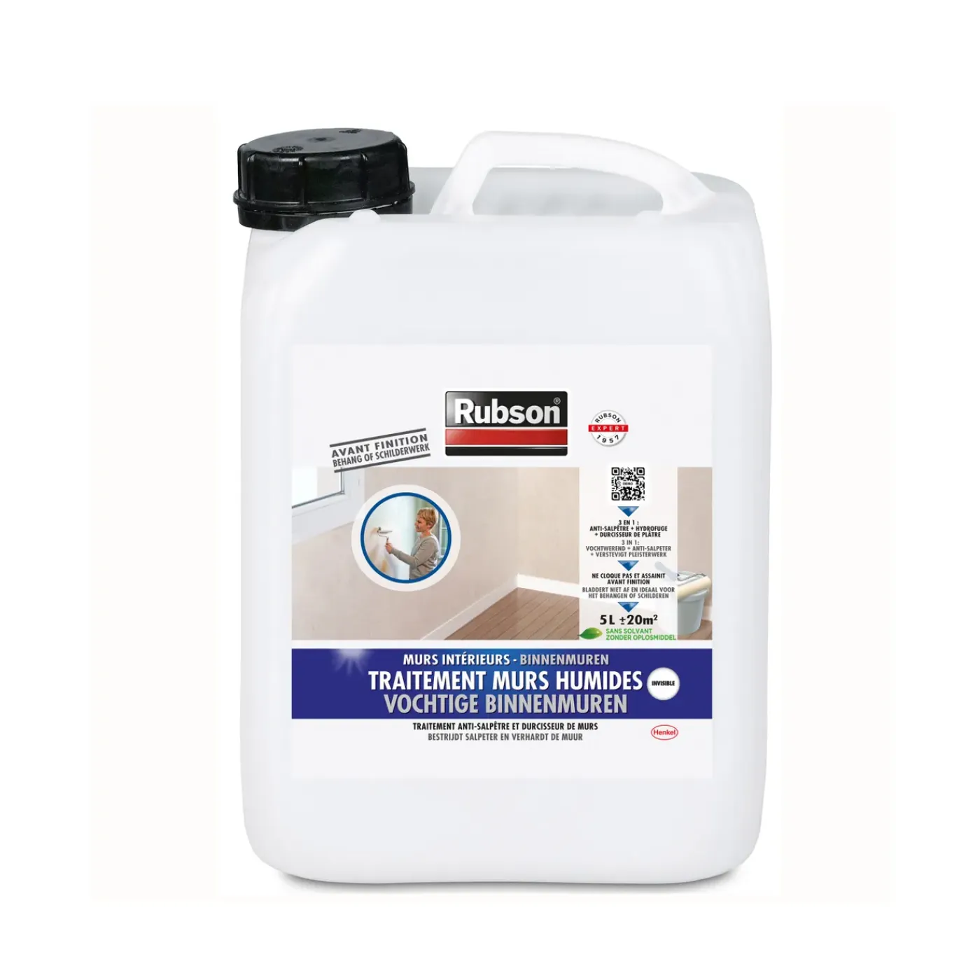 Rubson vochtige binnenmuren 5L